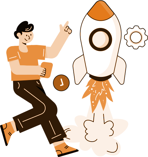 man with seo eocket